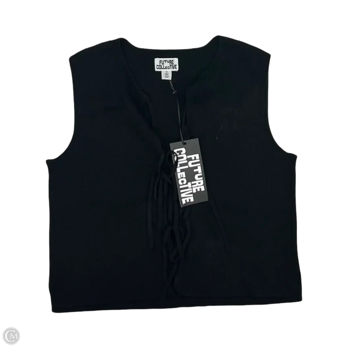 Vest Sweater By Future Collective In Black, Size: M