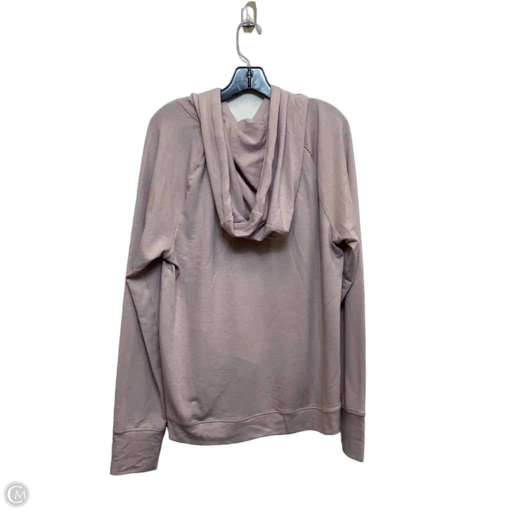 Athletic Top Long Sleeve Hoodie By 90 Degrees By Reflex In Purple, Size: Xl