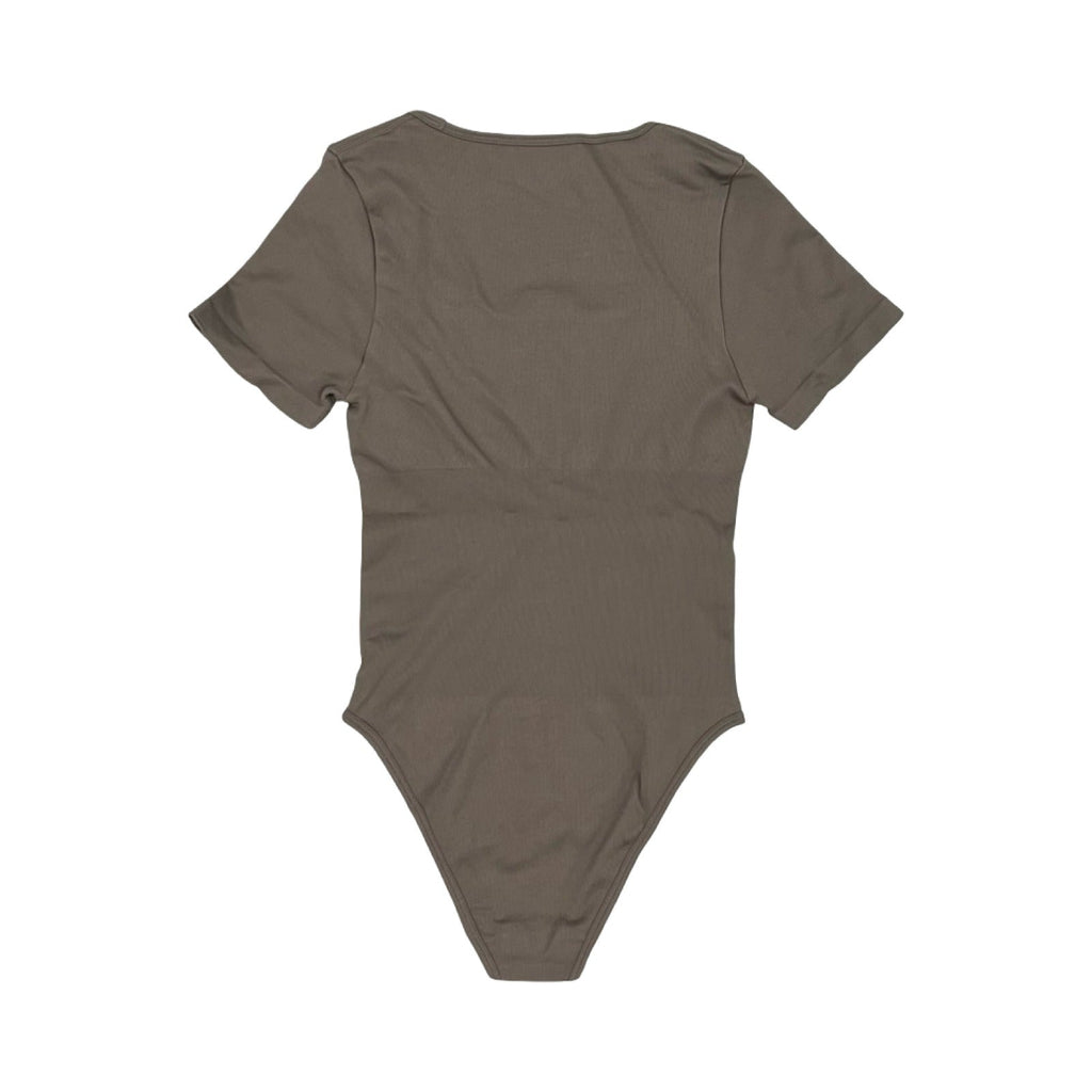 Bodysuit By Oqq In Brown, Size:S