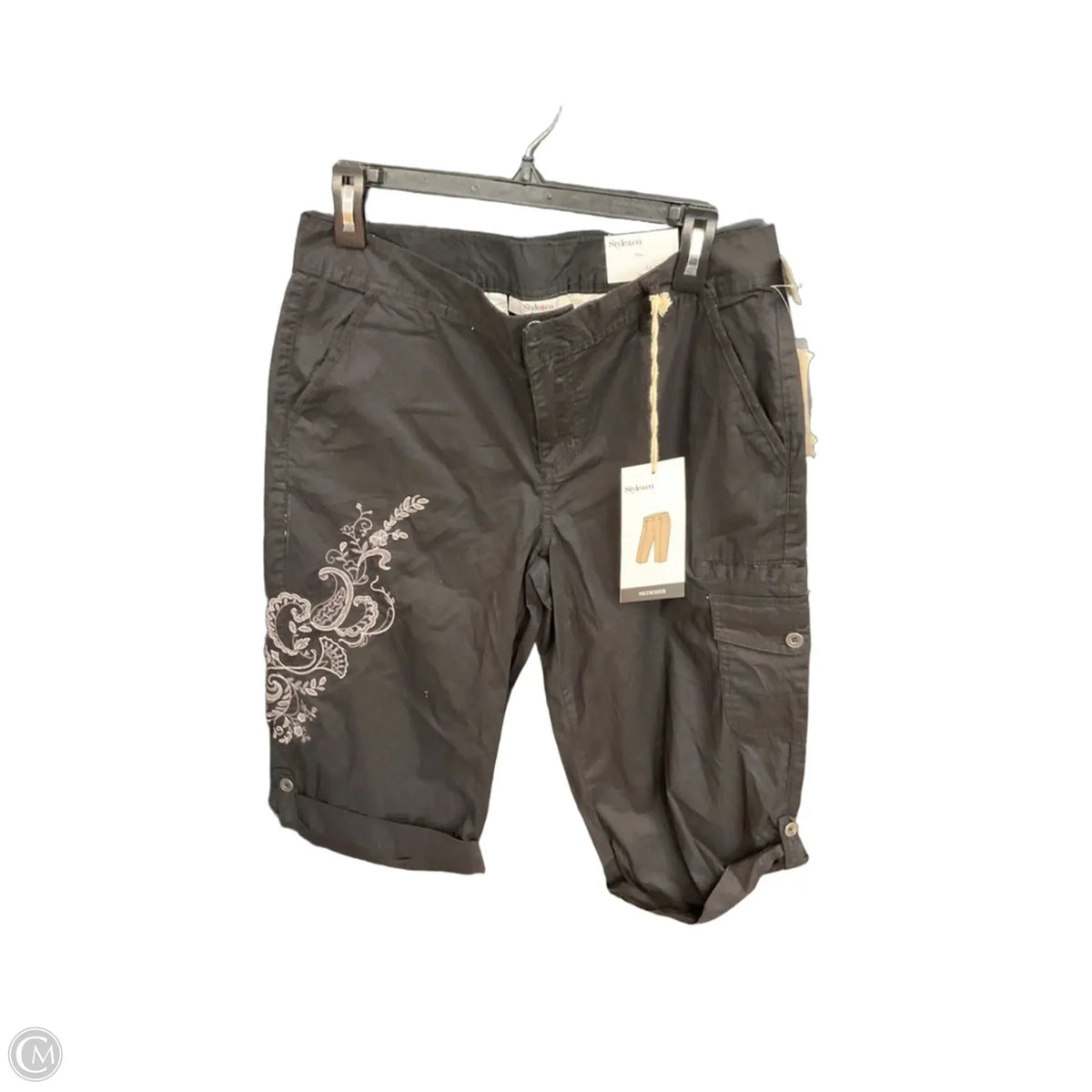 Capris By Style And Company In Black, Size: 8