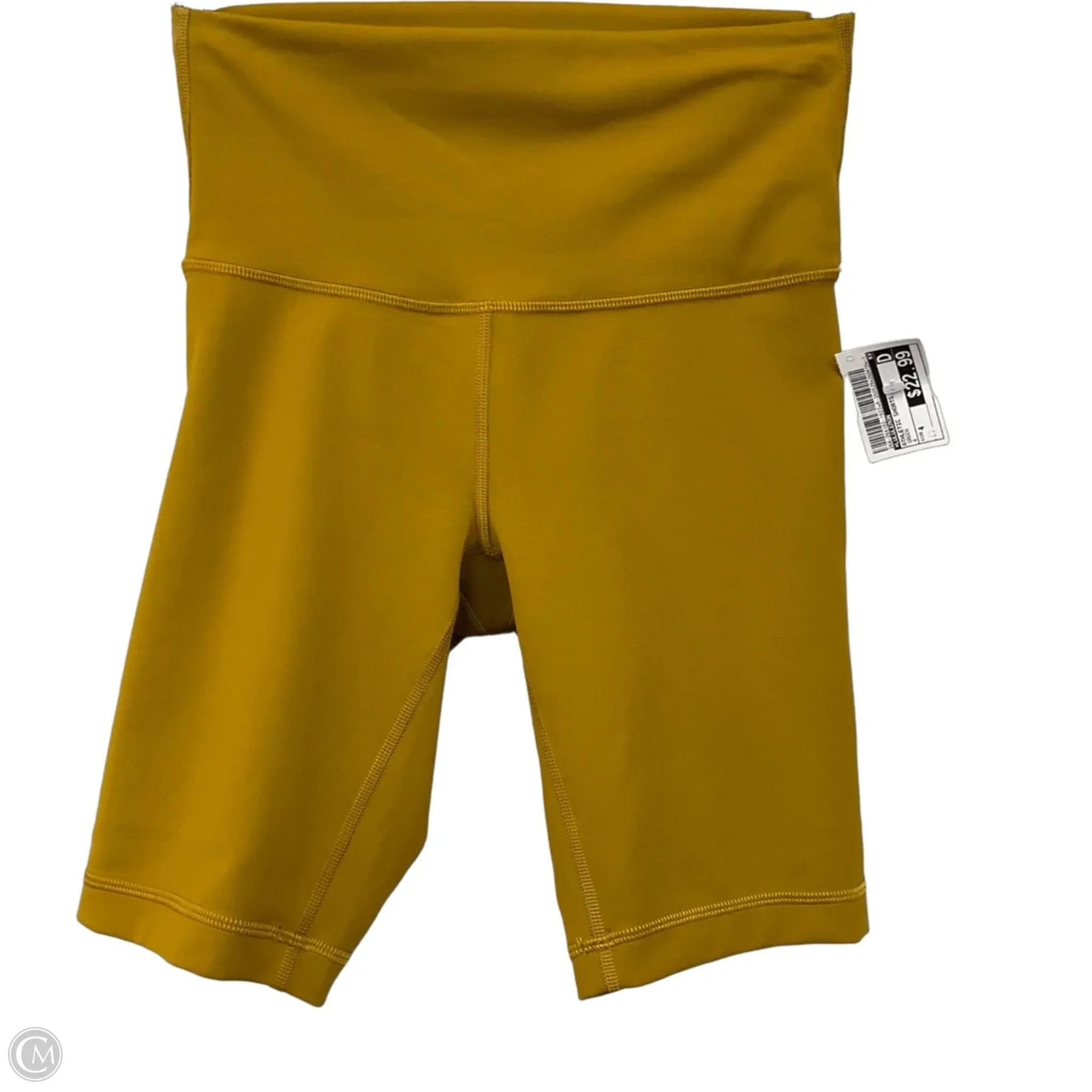 Athletic Shorts By Lululemon In Green, Size: 4