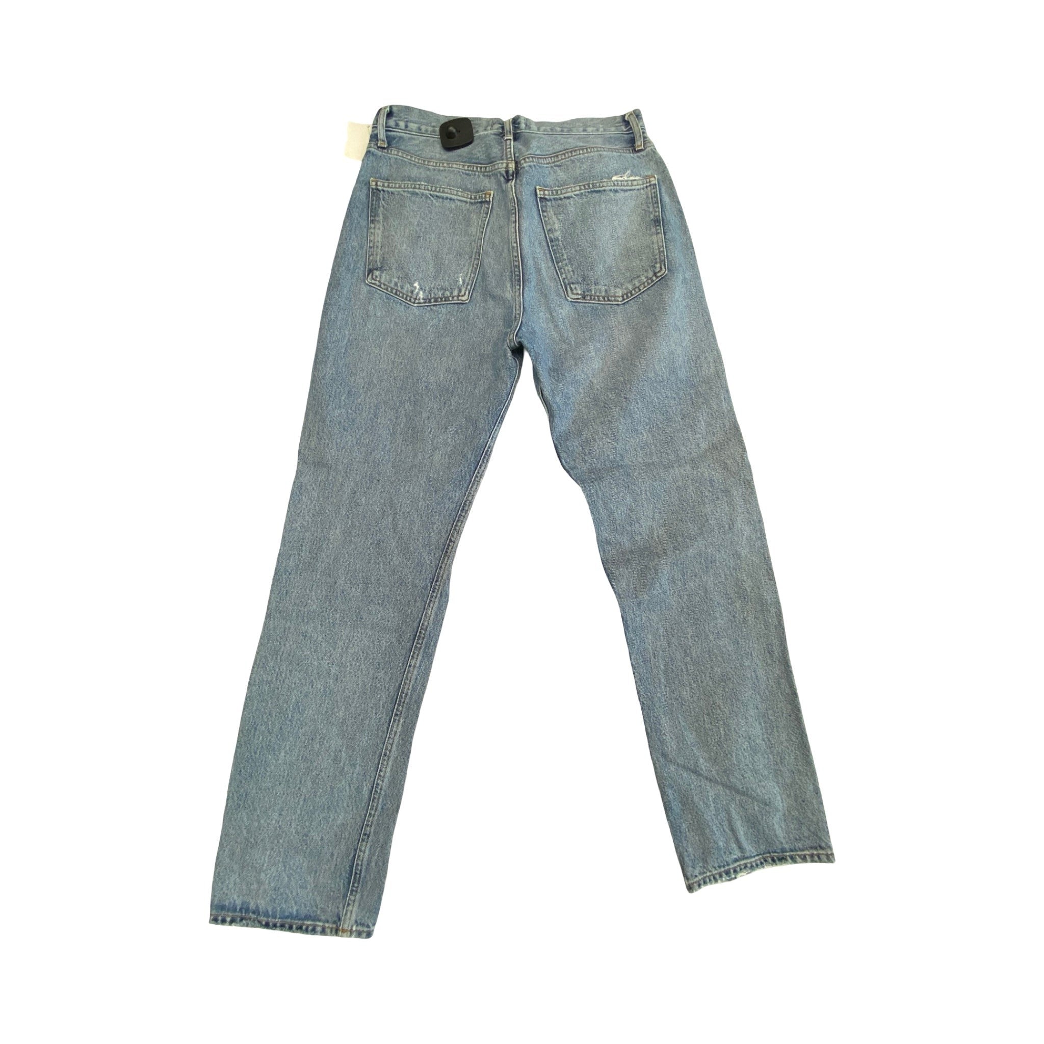 Jeans Wide Leg By Abercrombie And Fitch In Blue Denim, Size:8L