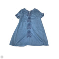 Dress Casual Midi By Westport In Blue Denim, Size: 2x