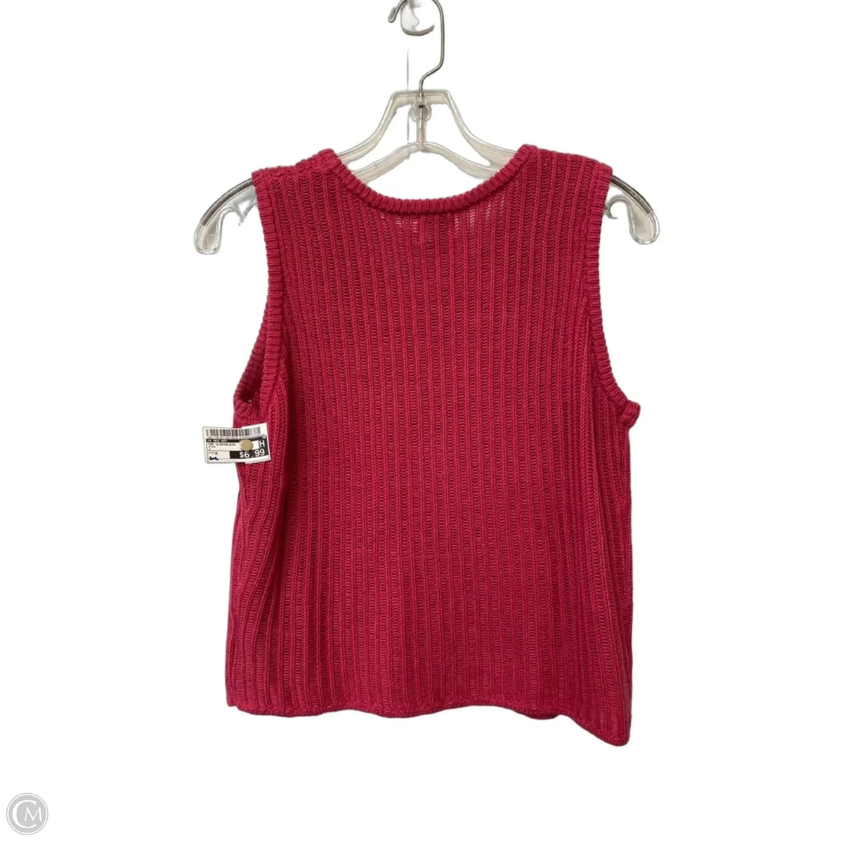 Top Sleeveless By A New Day In Pink, Size: M