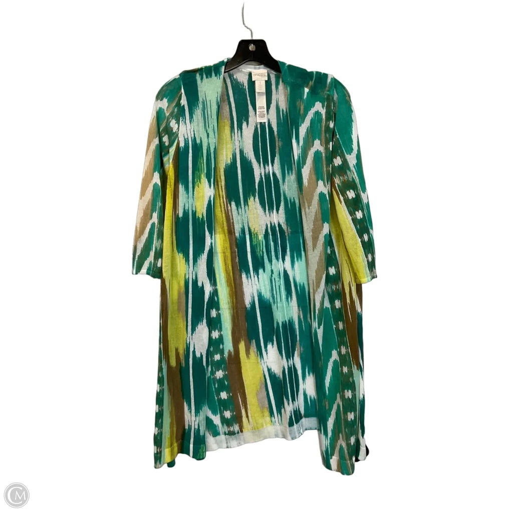 Kimono By Chicos In Green, Size: M