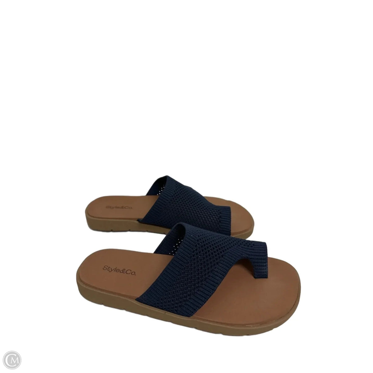 Sandals Flats By Style And Company In Navy, Size: 6.5