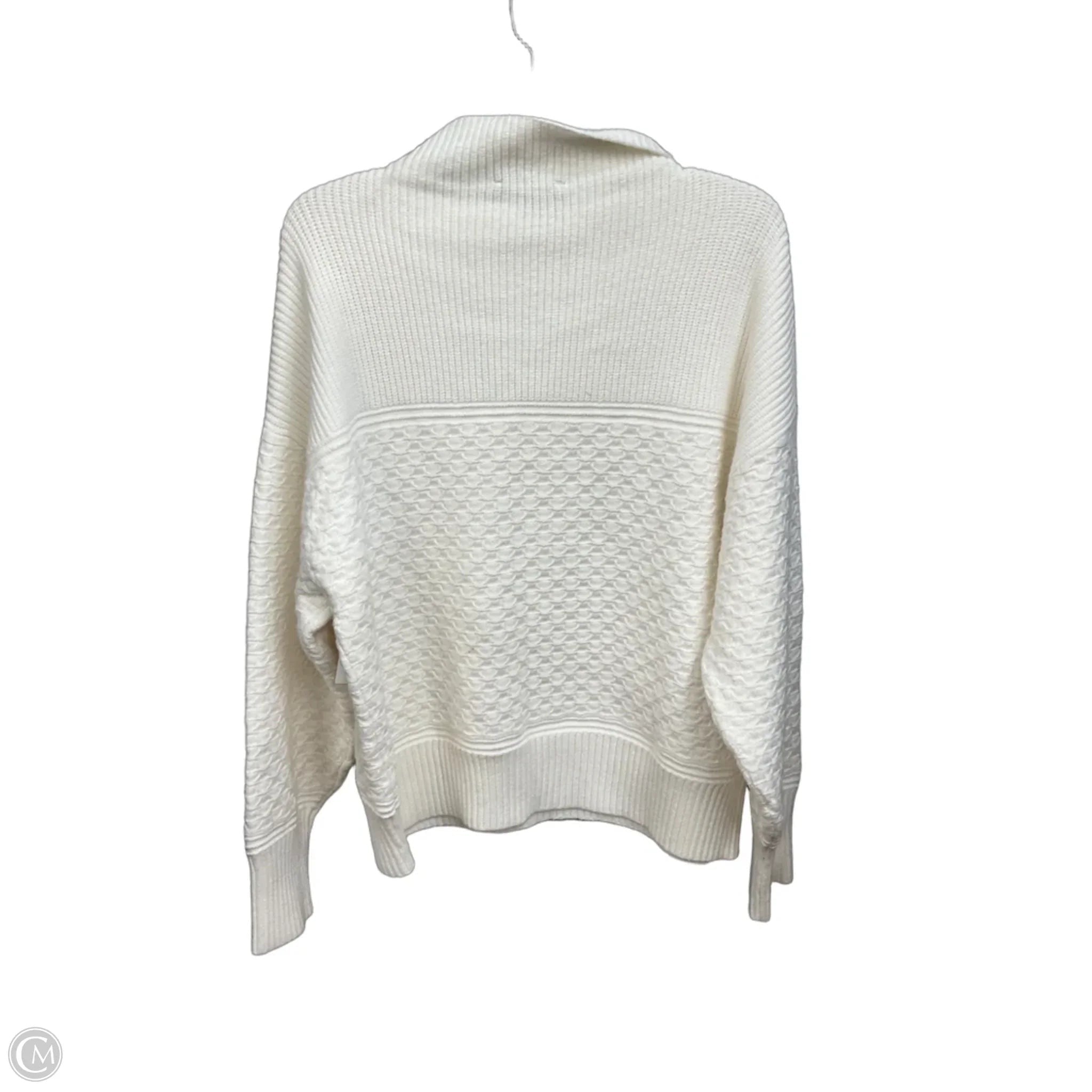 Sweater By Ann Taylor In Cream, Size: Xl