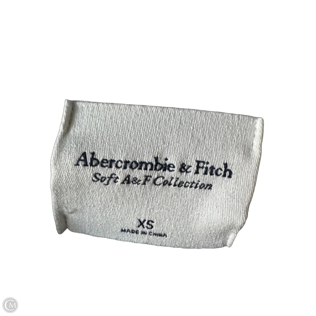 Sweater By Abercrombie And Fitch In Cream & Green, Size: Xs