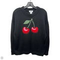 Cherry Sweater By Just Polly In Black, Size: S