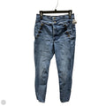 Jeans Skinny By Express In Blue Denim, Size: 12