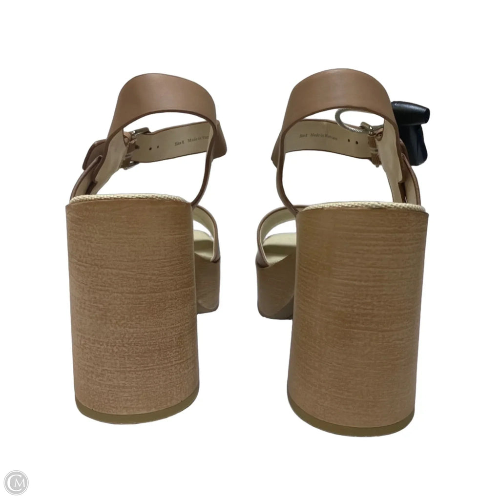Sandals Heels Block By Dolce Vita In Brown, Size: 8