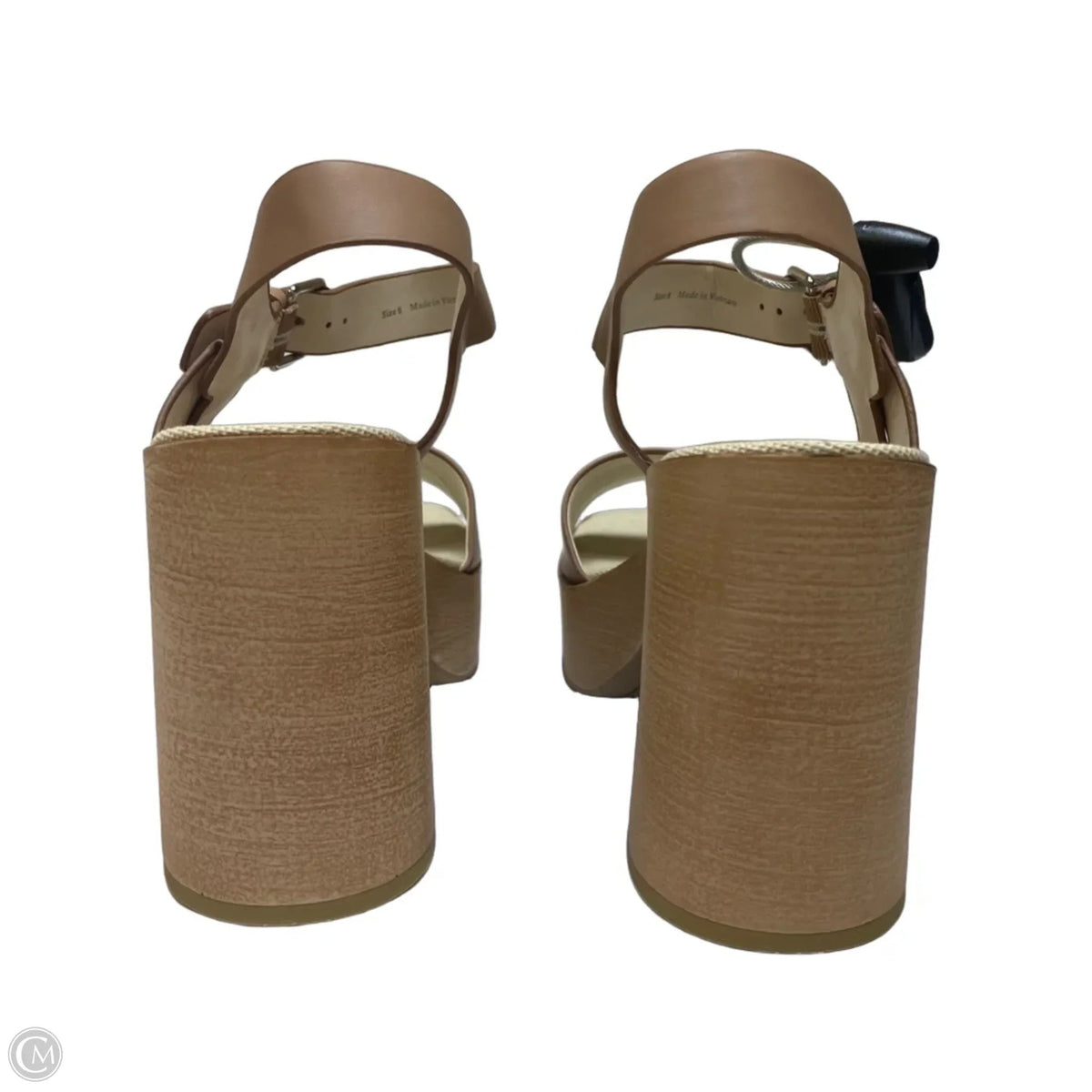 Sandals Heels Block By Dolce Vita In Brown, Size: 8
