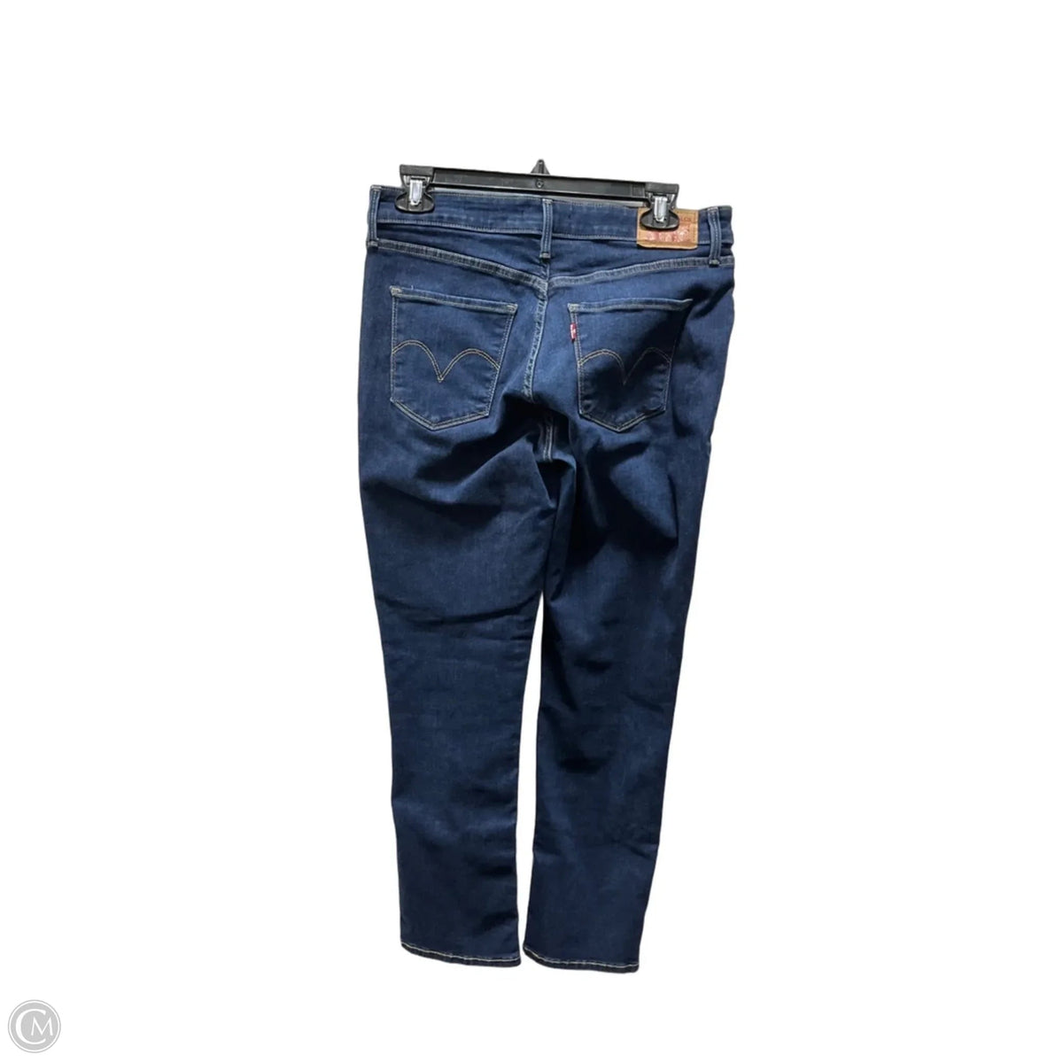 Jeans Skinny By Levis In Blue Denim, Size: 10