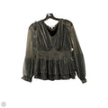 Top Long Sleeve By Dr2 In Silver, Size: S