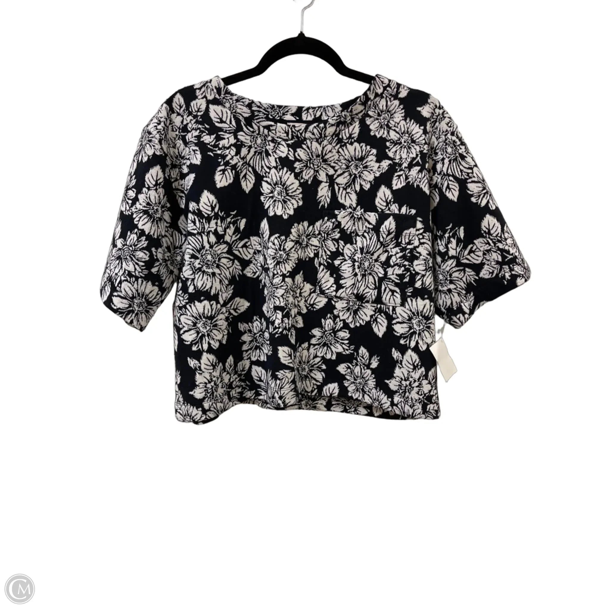 Top Short Sleeve By Maeve In Floral Print, Size: L
