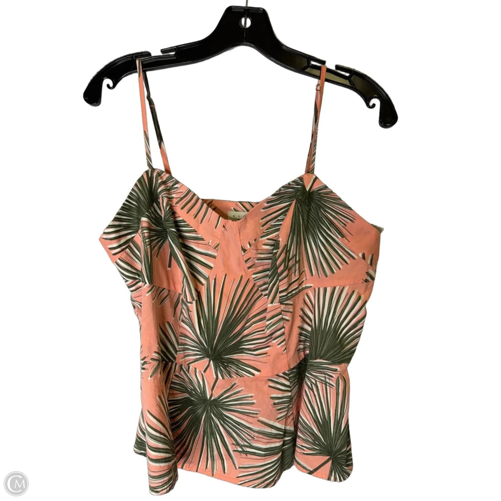 Top Sleeveless By A New Day In Peach, Size: Xl