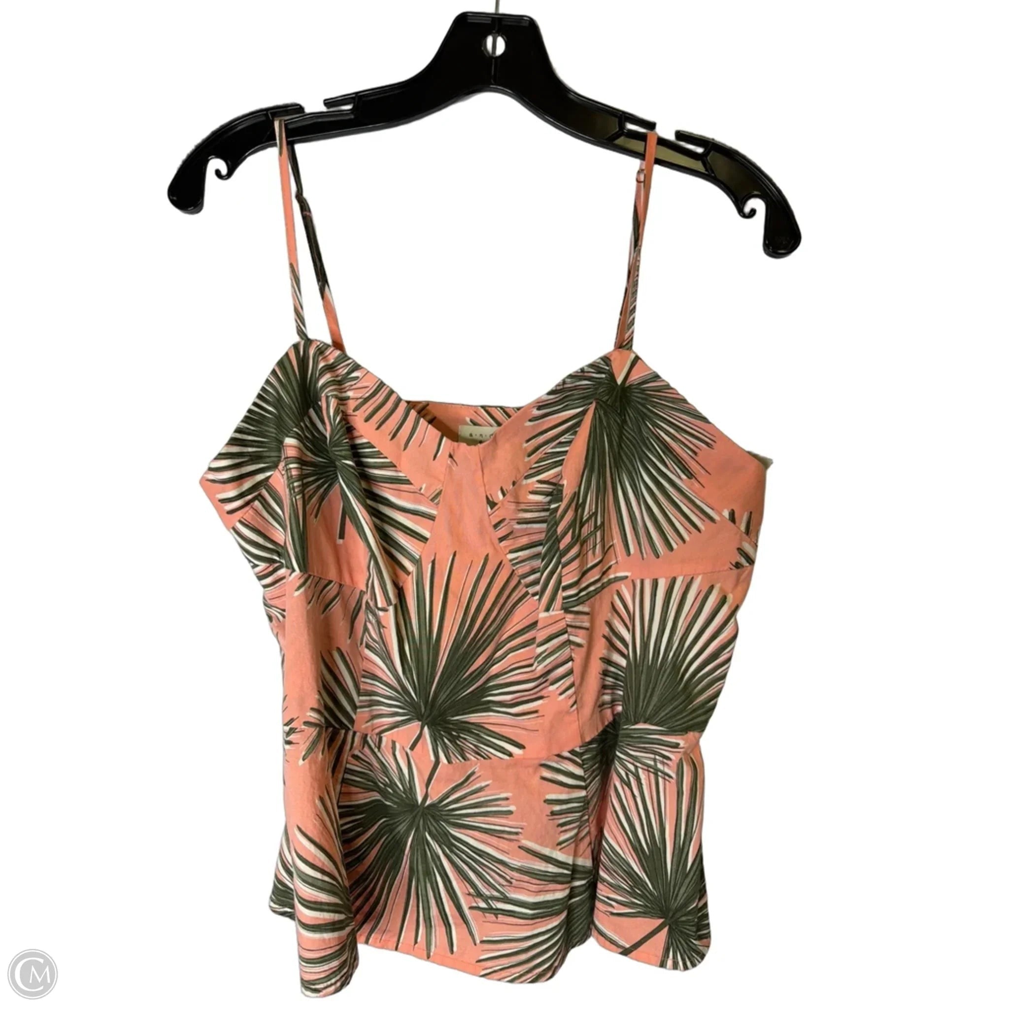 Top Sleeveless By A New Day In Peach, Size: Xl