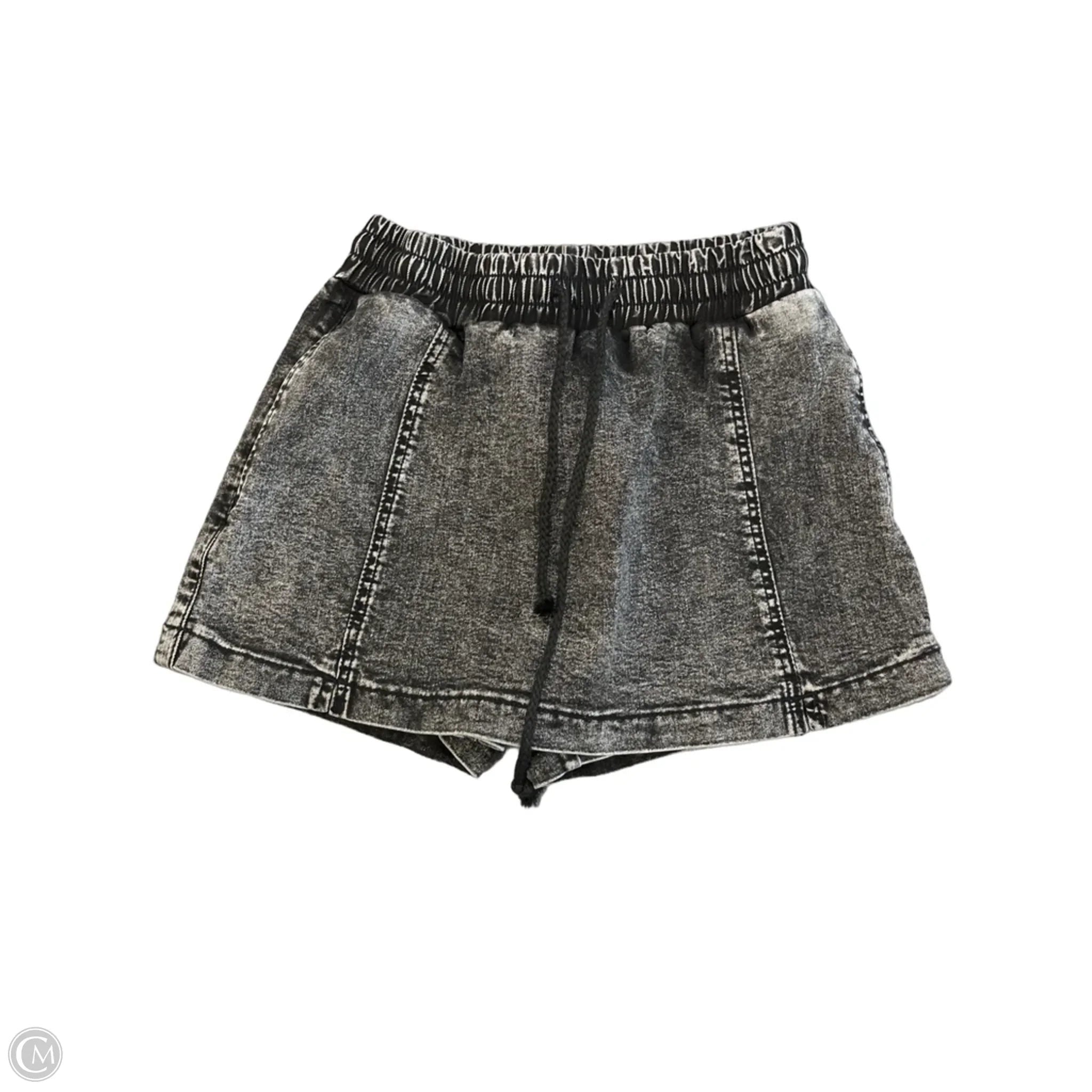 Skort By Clothes Mentor In Black Denim, Size: S