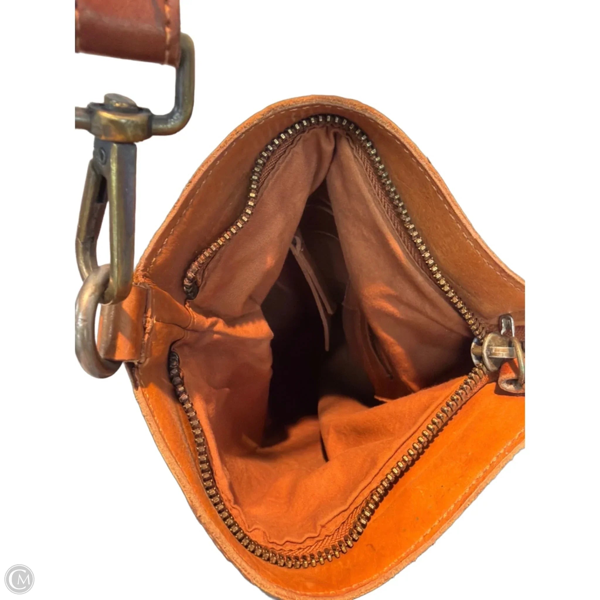 Crossbody Leather By Cmc, Size: Medium