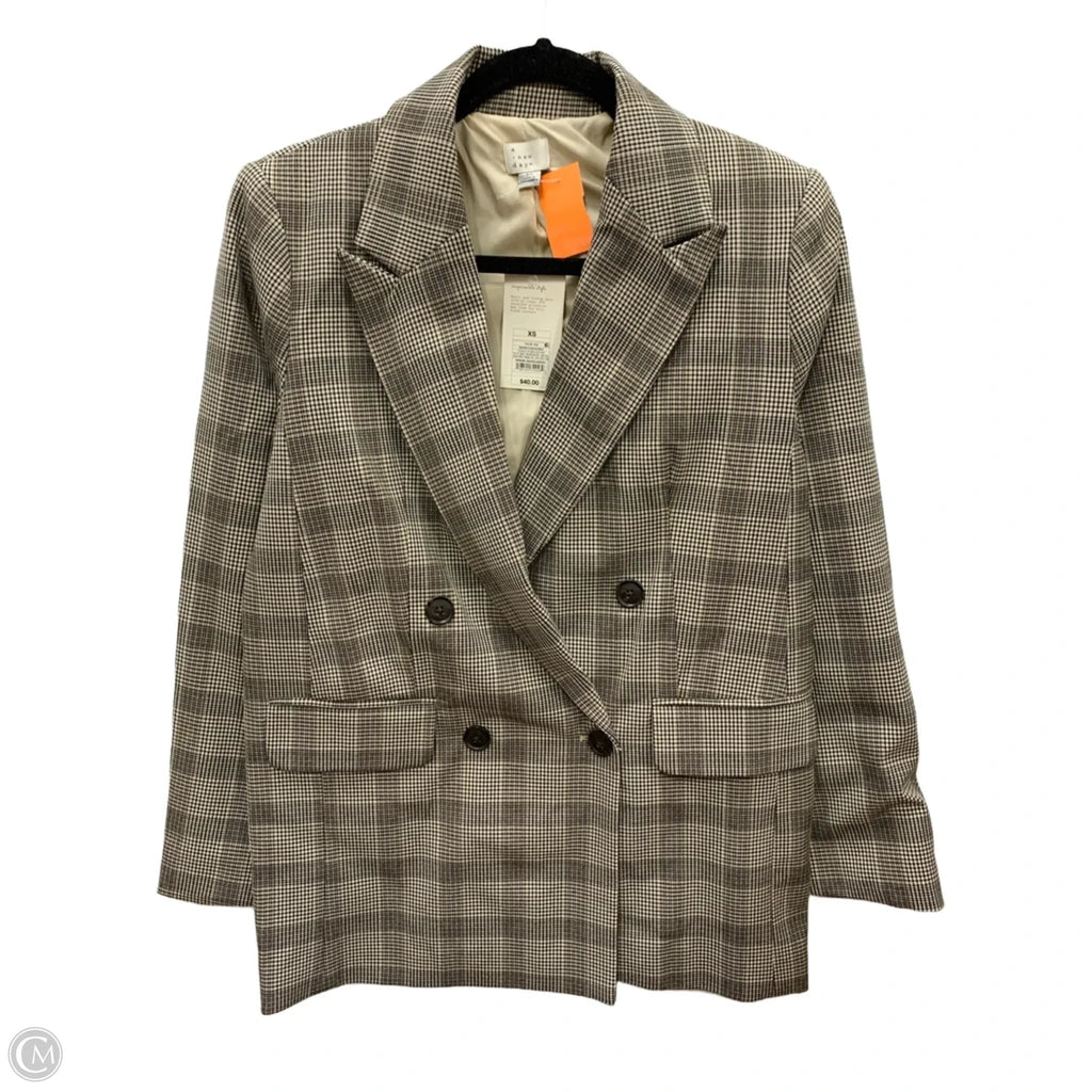 Blazer By A New Day In Tan, Size: Xs