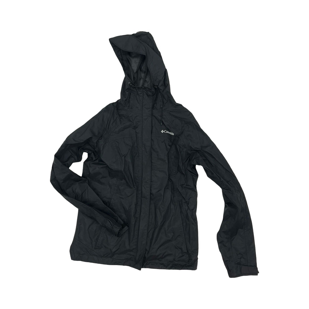 Jacket Windbreaker By Columbia In Black, Size:M