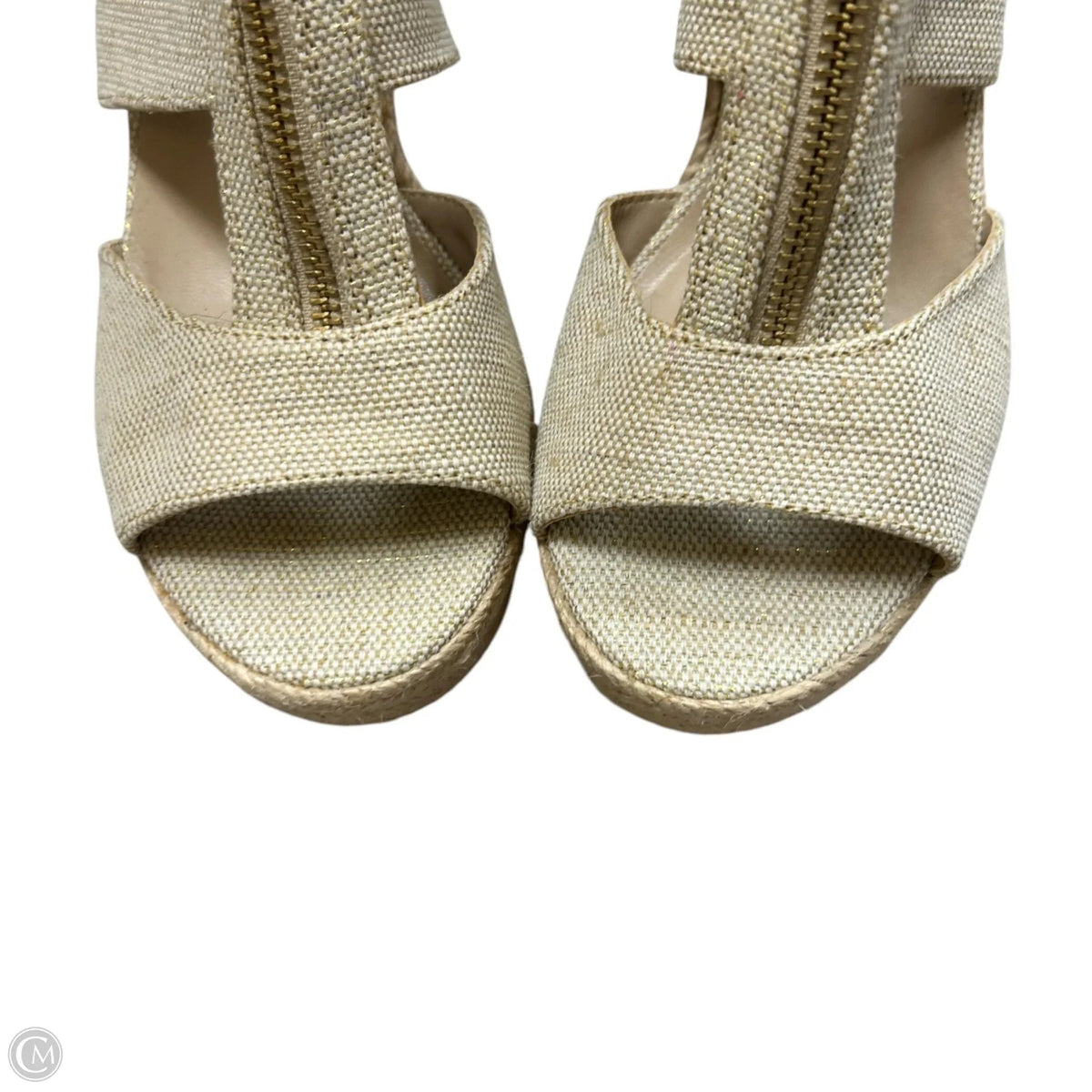 Shoes Heels Wedge By A New Day In Beige, Size: 7