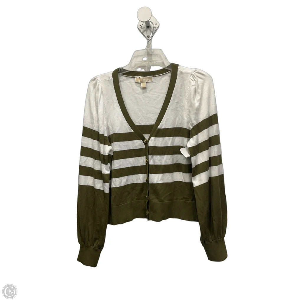 Cardigan By Michael By Michael Kors In Striped Pattern, Size: L