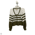 Cardigan By Michael By Michael Kors In Striped Pattern, Size: L