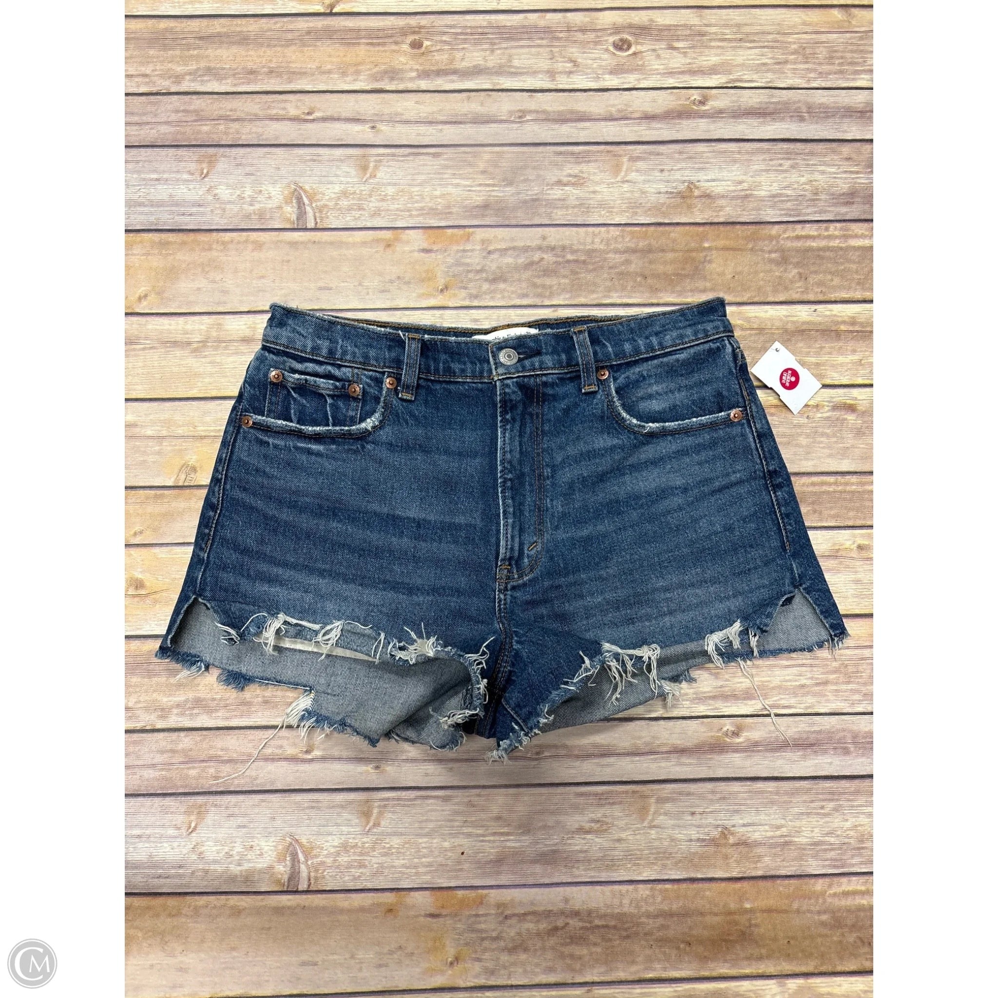 Shorts By Abercrombie And Fitch In Blue Denim, Size: 8