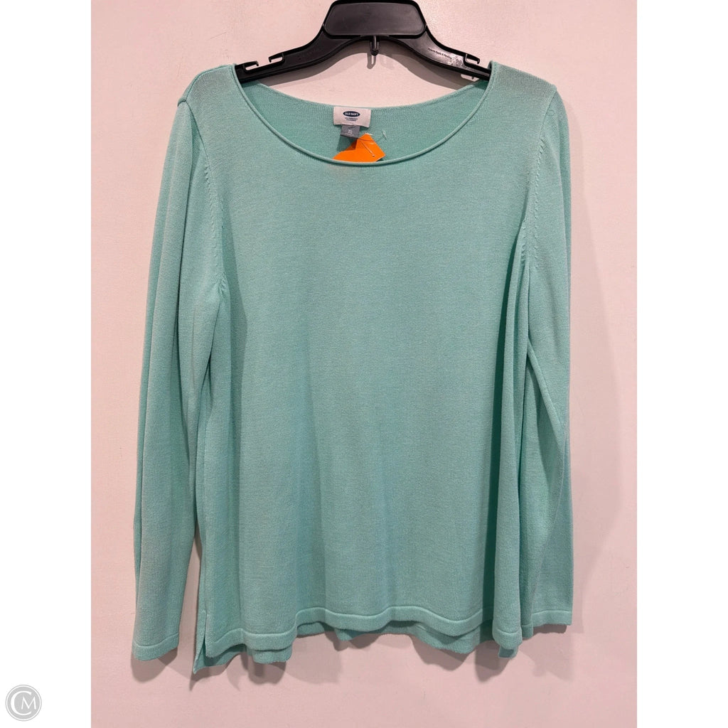 Top Long Sleeve By Old Navy In Teal, Size: Xl