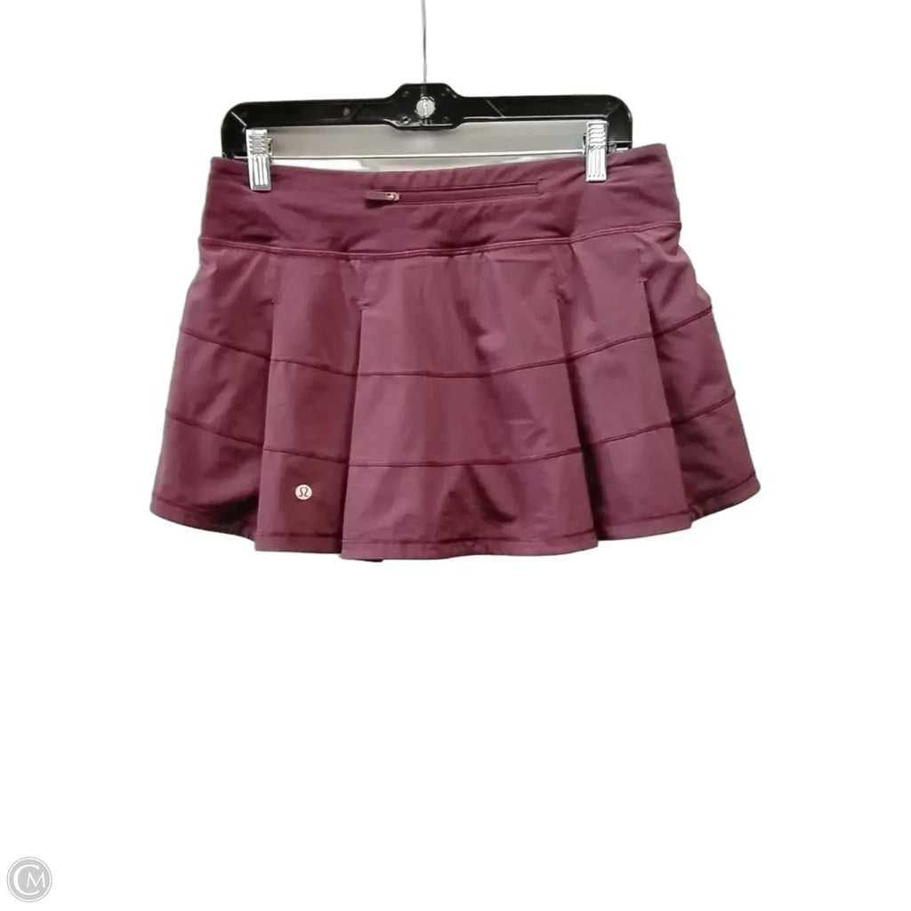 Athletic Skirt By Lululemon In Purple, Size: 8