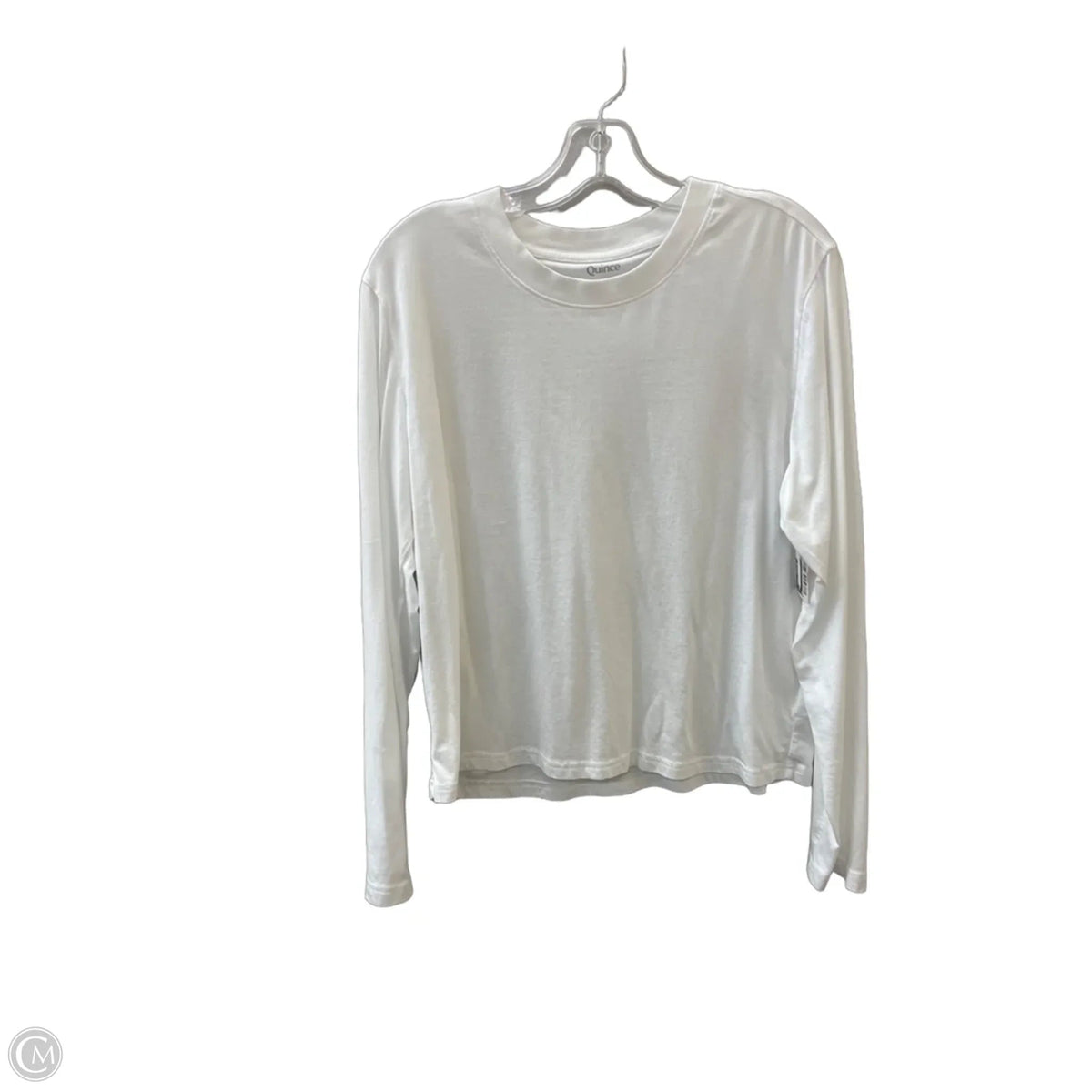 Top Long Sleeve Basic By Quince In White, Size: M