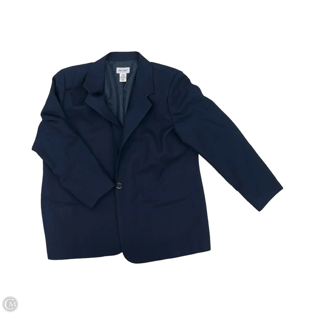 Blazer By Clothes Mentor In Navy, Size: 20