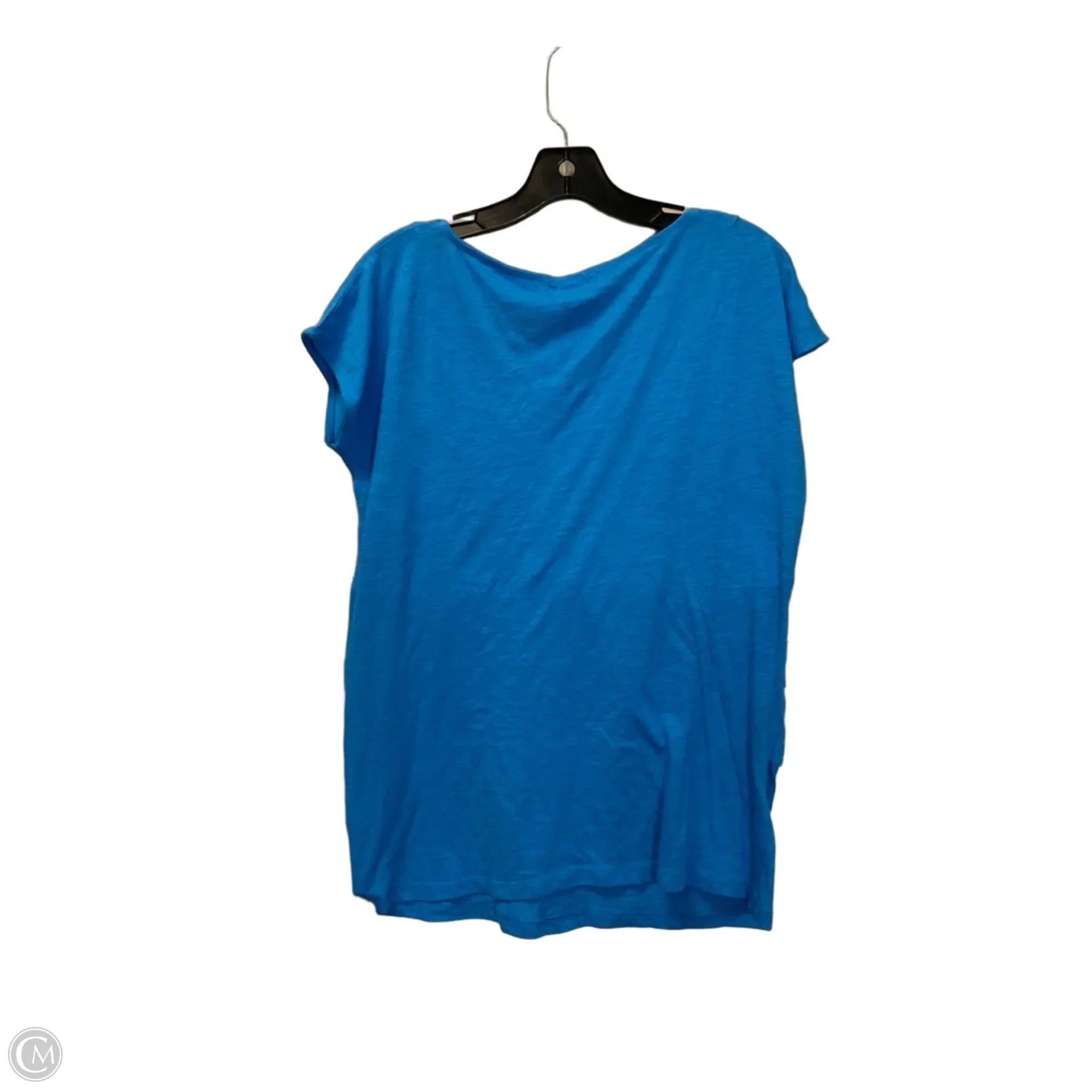 Top Short Sleeve Basic By Liz Claiborne In Blue, Size: M