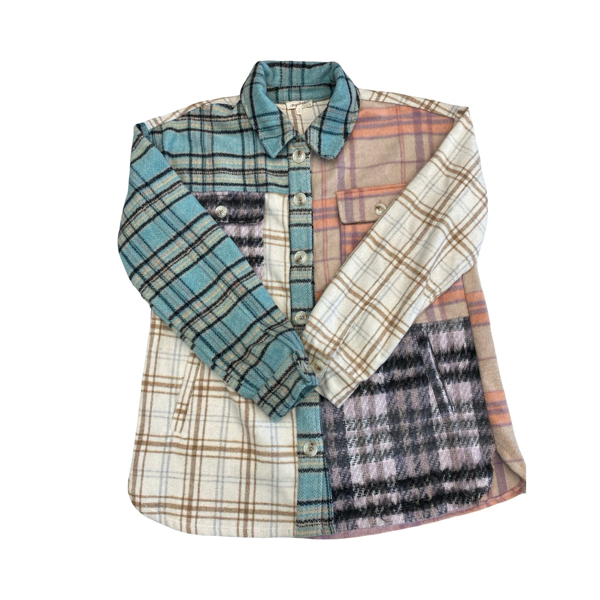 Jacket Shirt By Mystree In Multi, Size:M