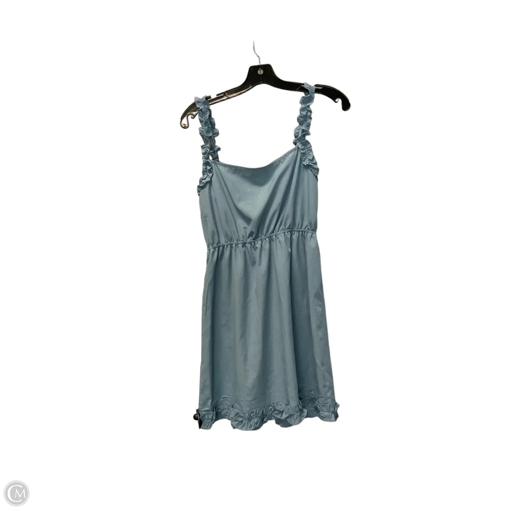 Dress Casual Short By Pink Lily In Blue, Size: S