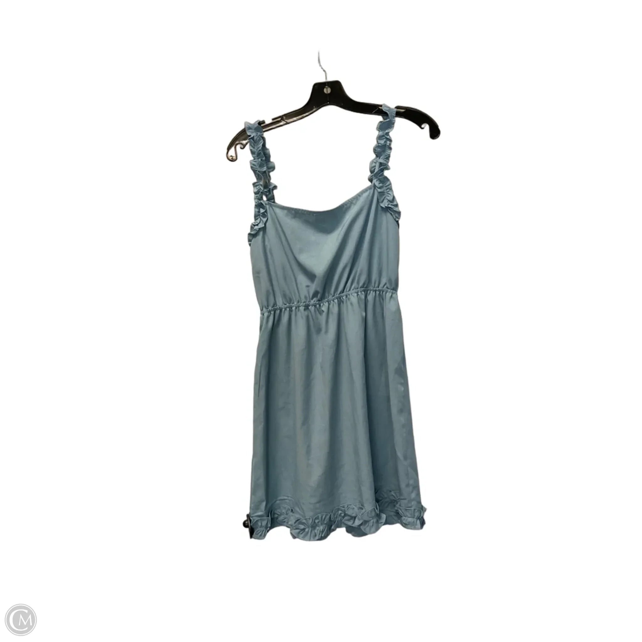 Dress Casual Short By Pink Lily In Blue, Size: S