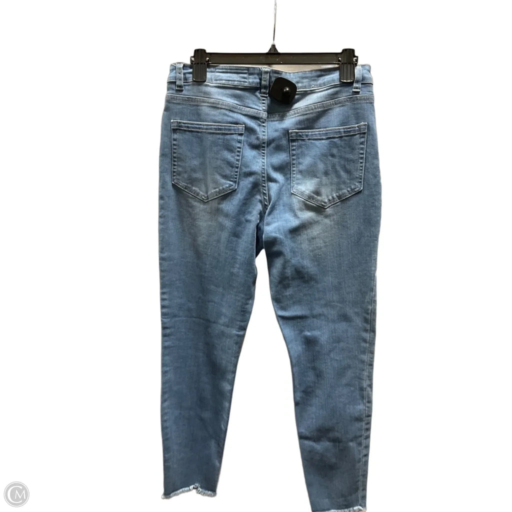 Jeans Skinny By Vince Camuto In Blue Denim, Size: 8