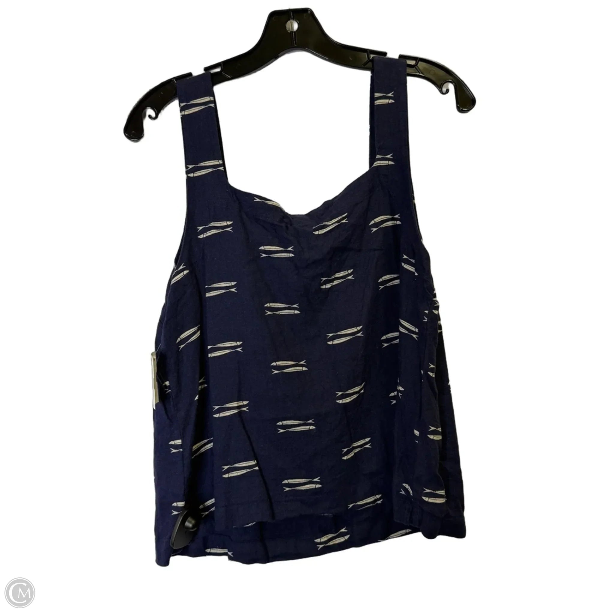 Top Sleeveless By A New Day In Navy, Size: L