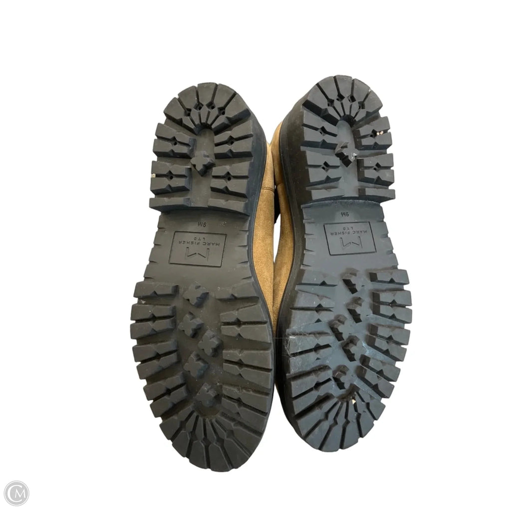 Boots Ankle Flats By Marc Fisher In Brown, Size: 9