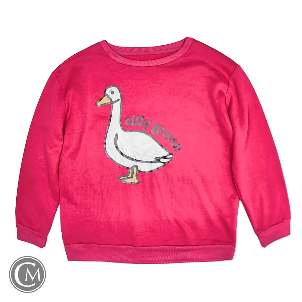 Sweatshirt Crewneck By Shein In Pink, Size: M