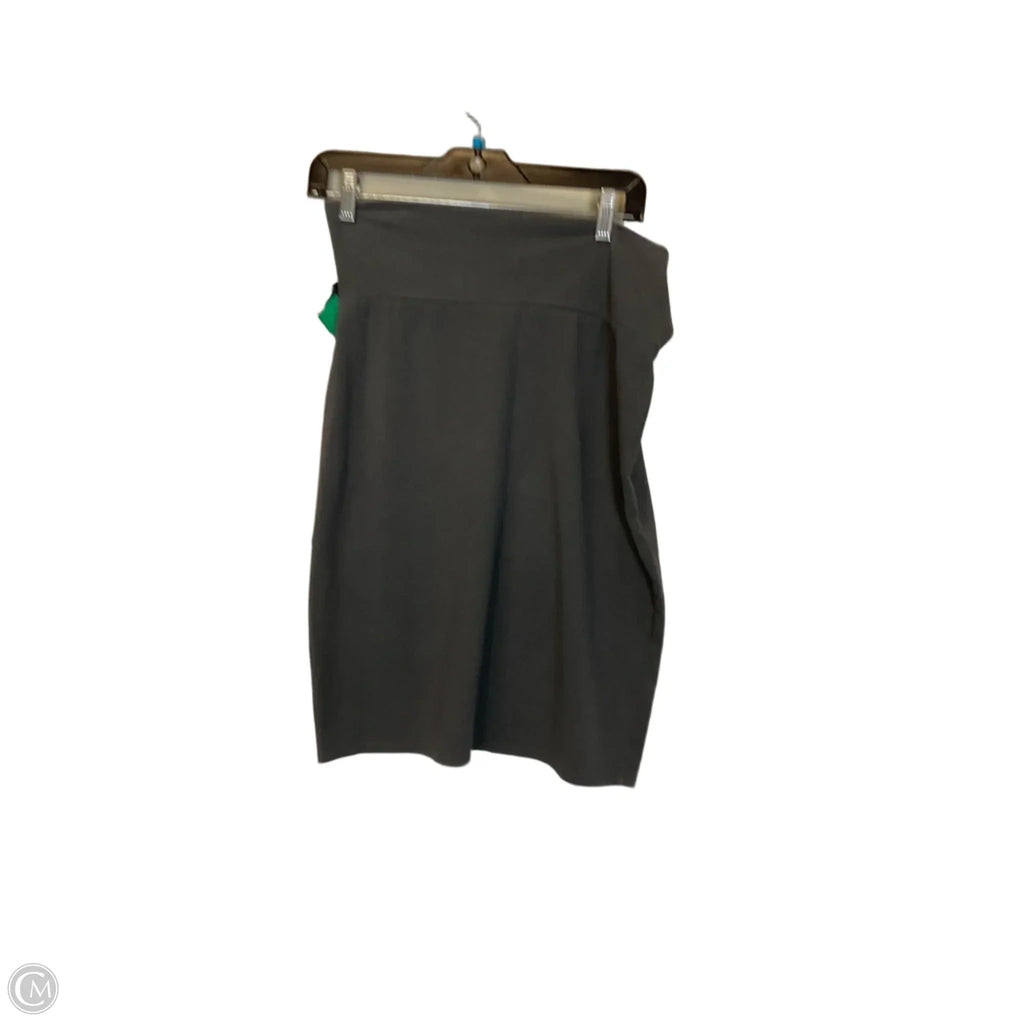 Skirt Midi By New York And Co In Grey, Size: S