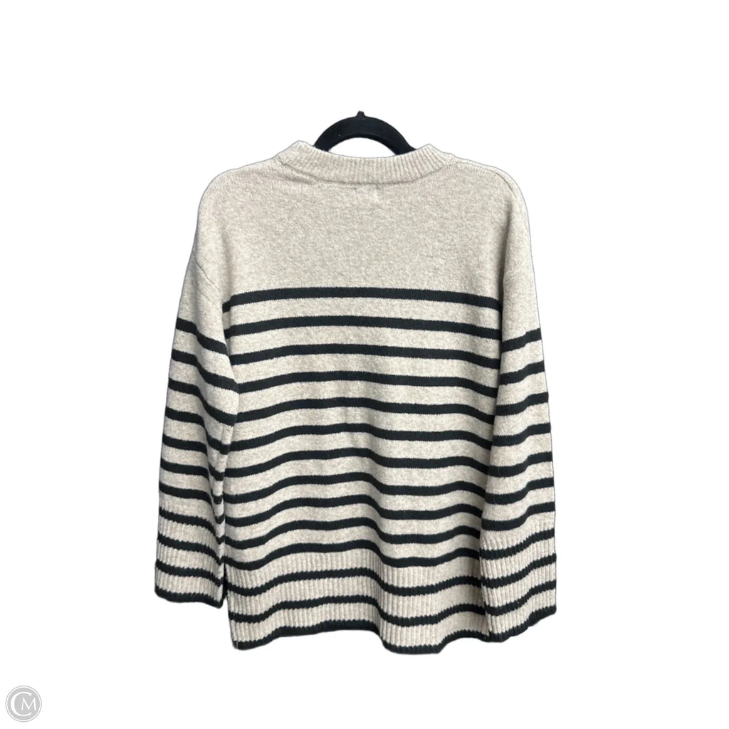 Sweater By A New Day In Striped Pattern, Size: Xs