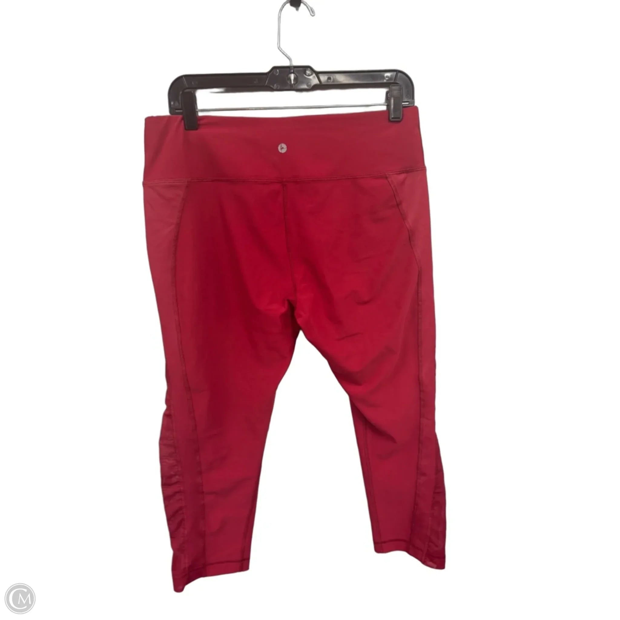 Athletic Capris By 90 Degrees By Reflex In Red, Size: Xl