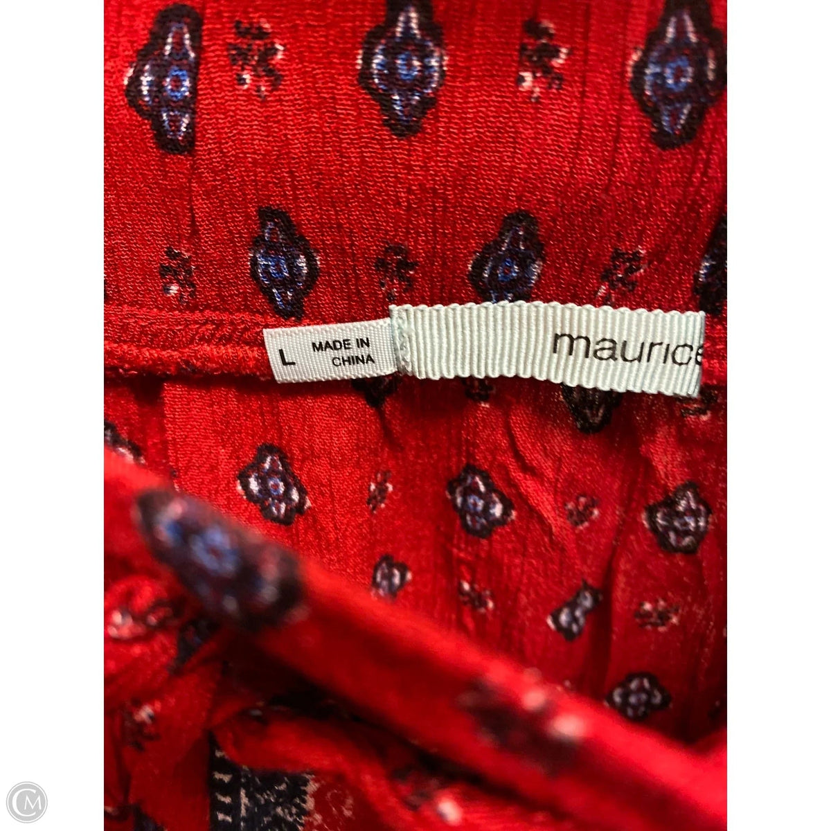 Skirt Maxi By Maurices In Red, Size: L
