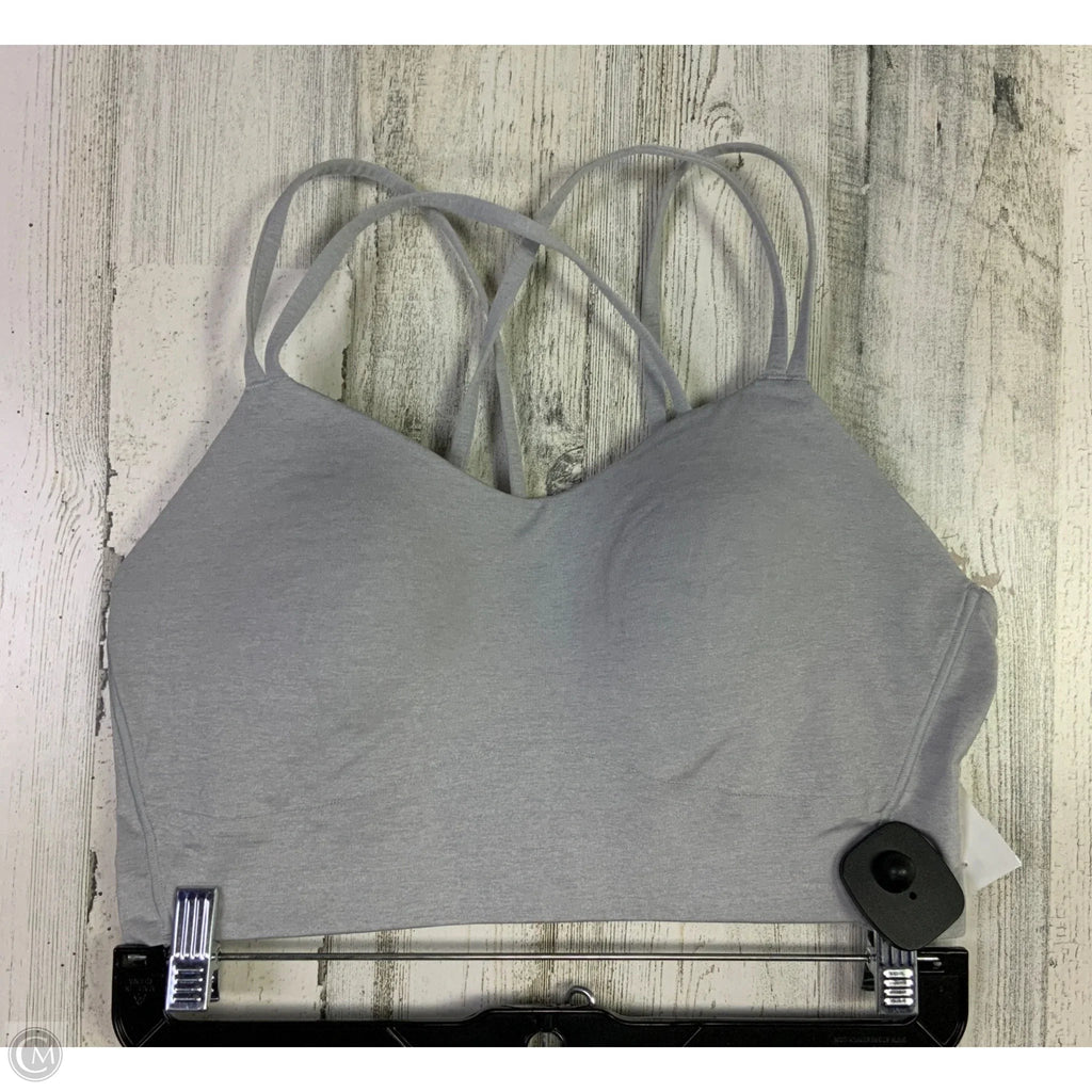 Athletic Bra By Lululemon In Grey, Size: M