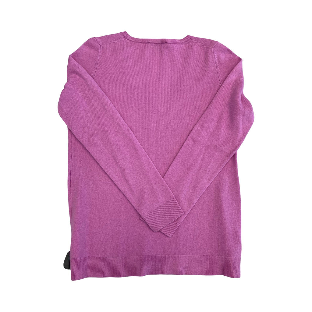 Sweater Cashmere By Ann Taylor In Purple, Size:L