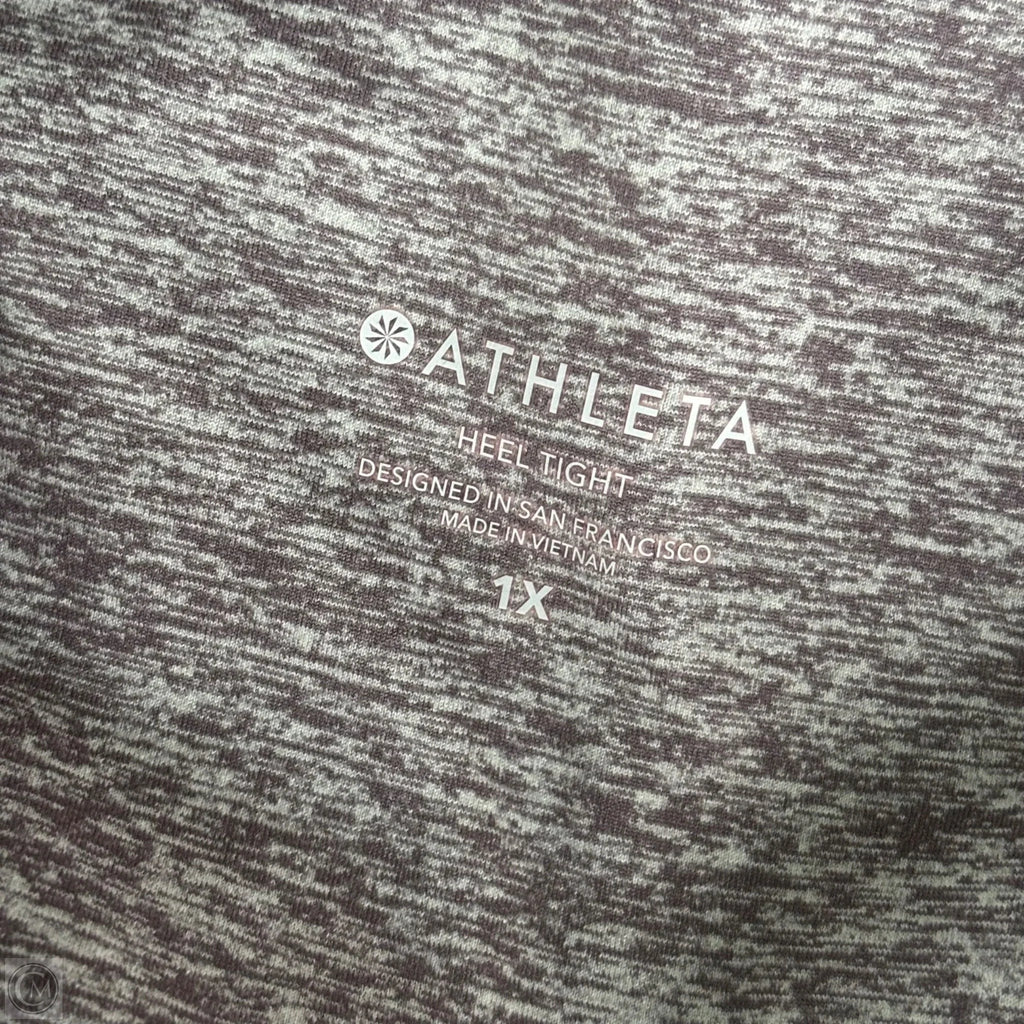 Athletic Leggings By Athleta In Purple, Size: 1x