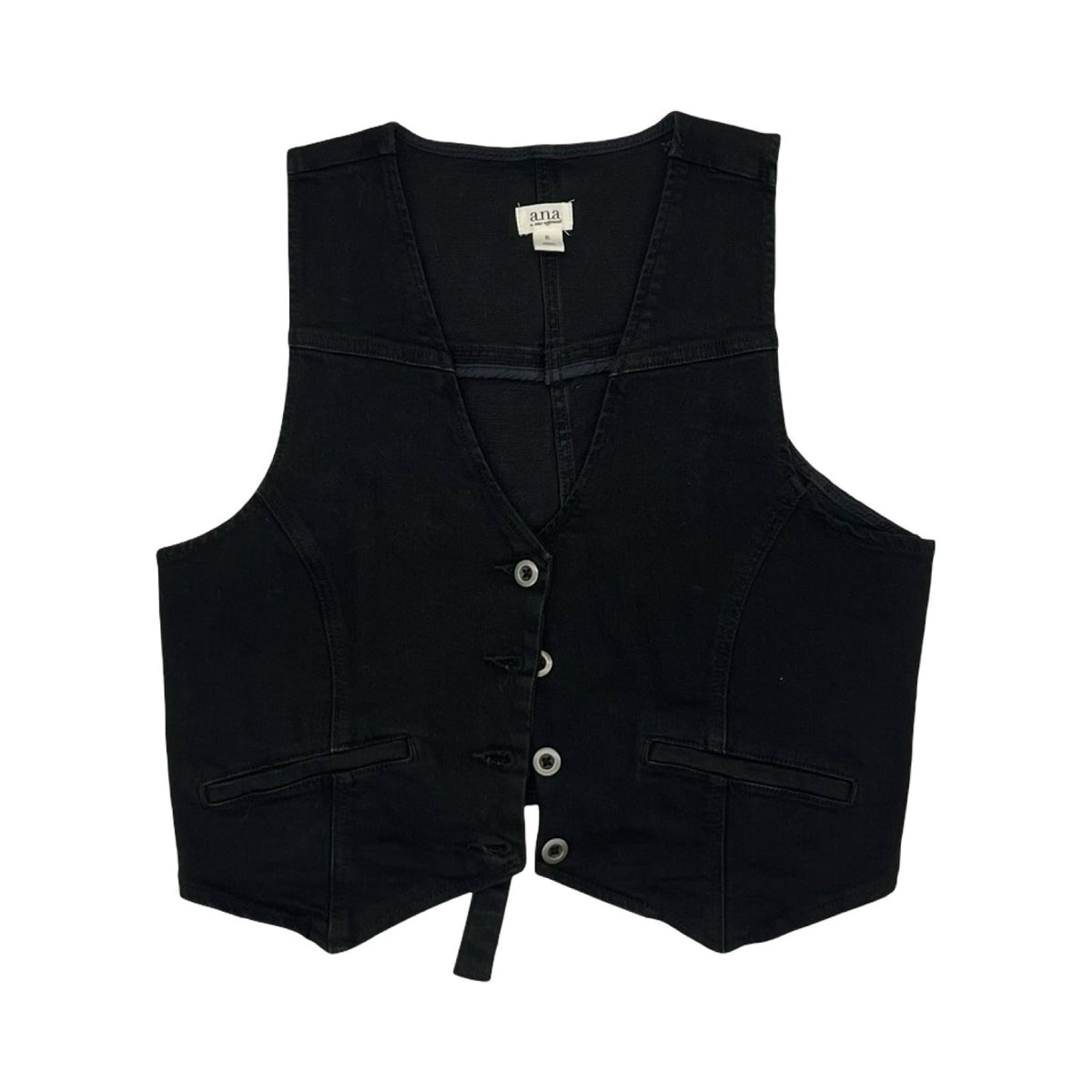 Vest Other By Ana In Black Denim, Size:Xl