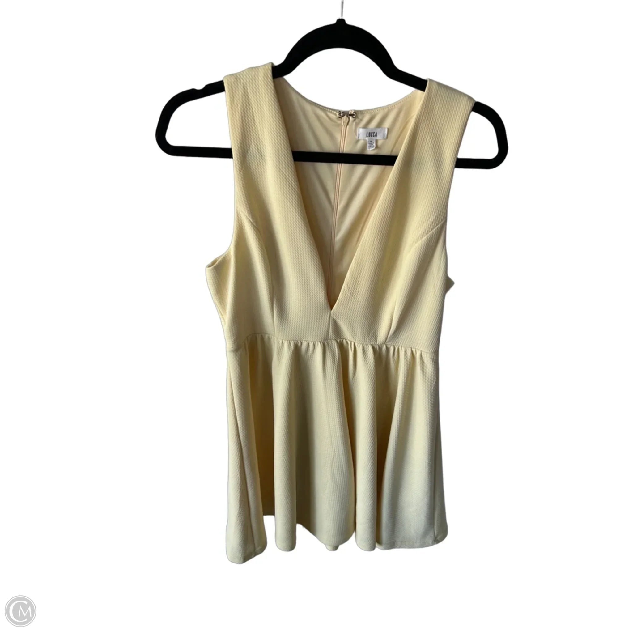 Dress Party Short By Lucca Couture In Yellow, Size: M